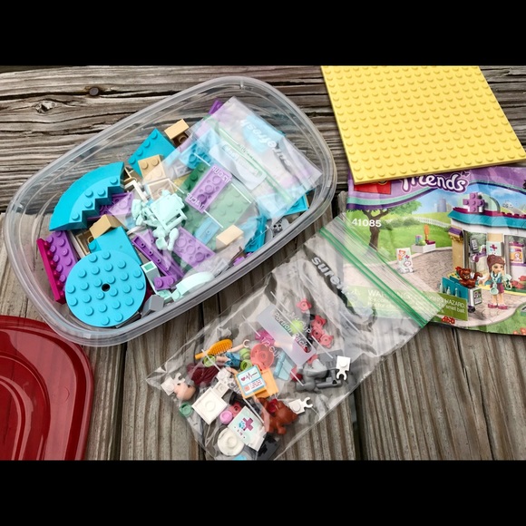 100% Complete 2 LEGO FRIENDS 41085 41010 Pets Beach Buggy Building Block Sets - Picture 4 of 8
